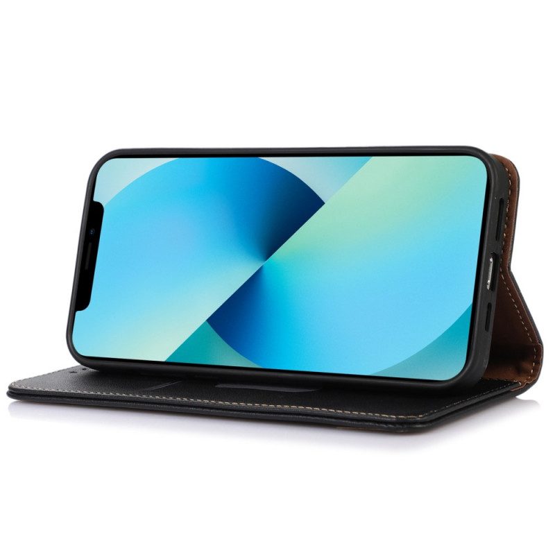 Folio Cover OnePlus Nord CE 2 Lite 5G Custodia in pelle Pelle Vera