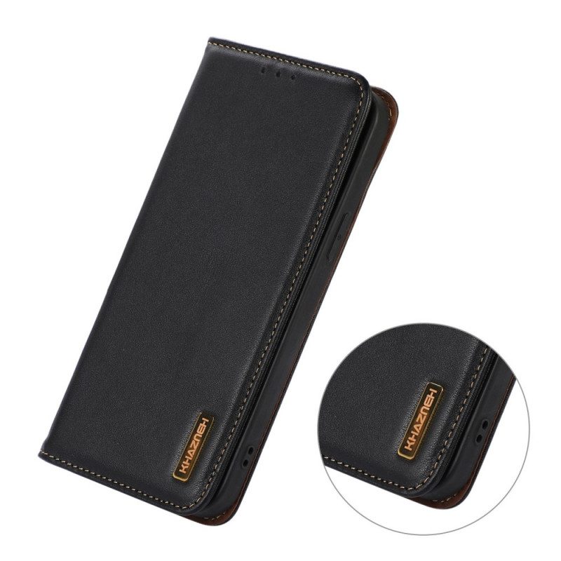 Folio Cover OnePlus Nord CE 2 Lite 5G Custodia in pelle Pelle Vera