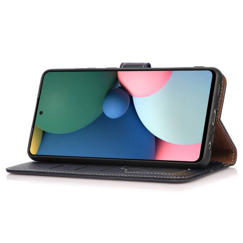Folio Cover OnePlus Nord CE 2 Lite 5G Effetto Pelle E Cuciture