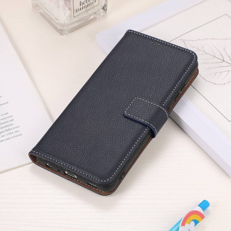 Folio Cover OnePlus Nord CE 2 Lite 5G Effetto Pelle E Cuciture