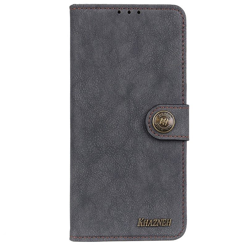 Folio Cover OnePlus Nord CE 2 Lite 5G Khazneh Pelle Crosta Vintage