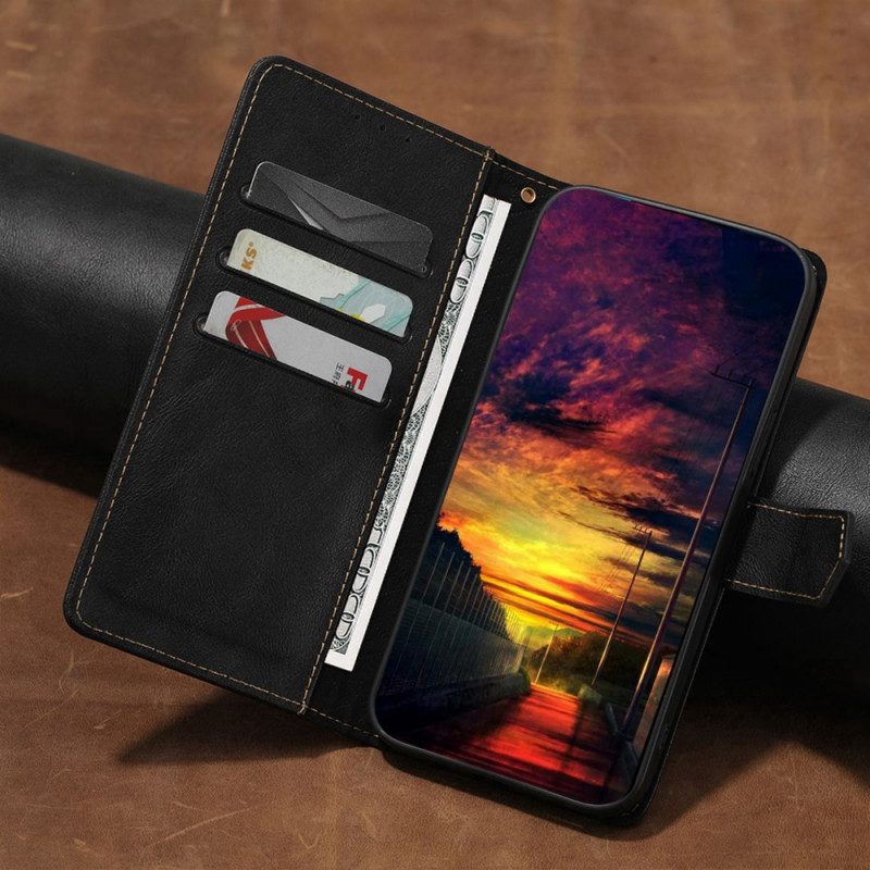 Folio Cover OnePlus Nord CE 2 Lite 5G Stile Pelle Rfid