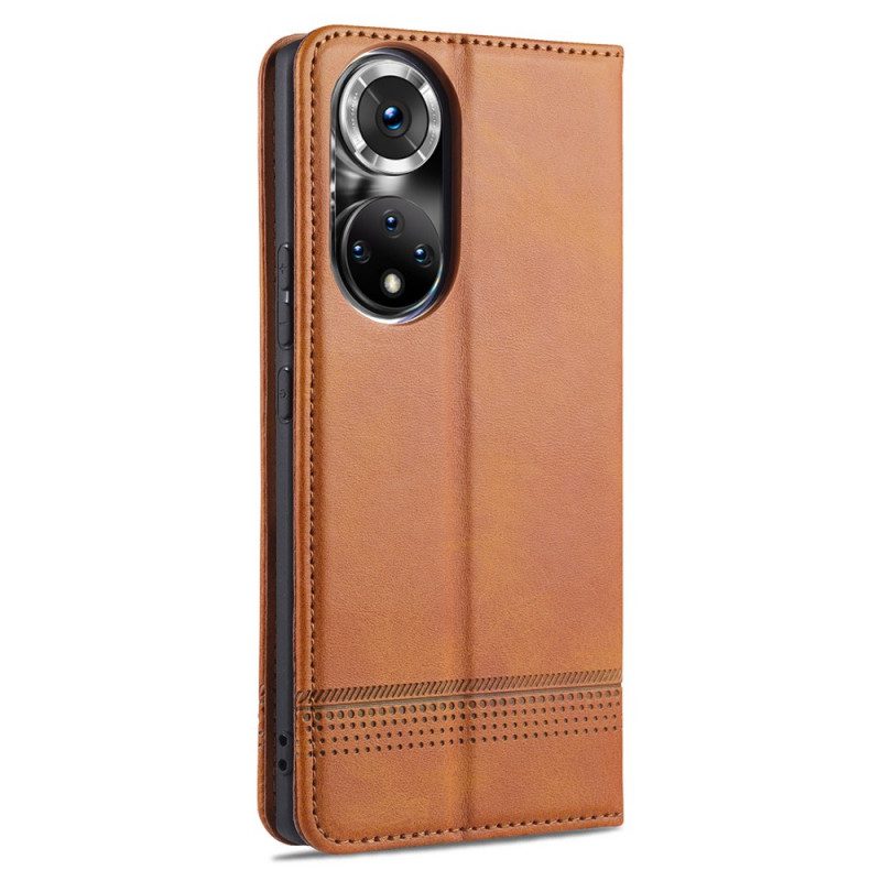 Folio Cover Honor 50 Custodia in pelle Stile In Pelle Azns