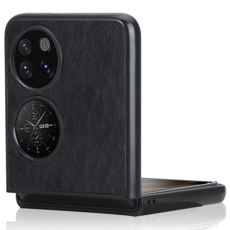 Cover Huawei P50 Pocket Ecopelle Litchi