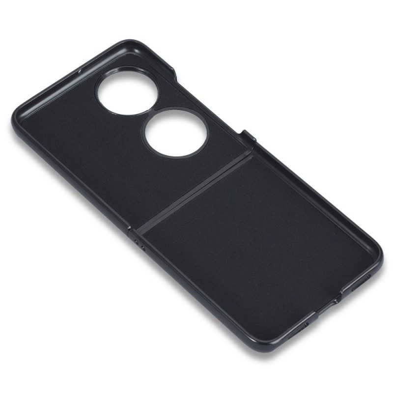 Cover Huawei P50 Pocket Ecopelle Litchi