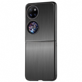 Cover Huawei P50 Pocket Effetto Metallo Spazzolato