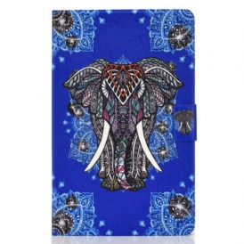 Custodia in pelle Samsung Galaxy Tab S6 Lite Elefante Indiano