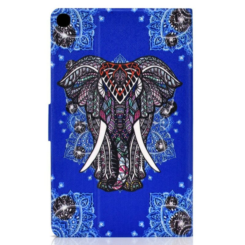 Custodia in pelle Samsung Galaxy Tab S6 Lite Elefante Indiano