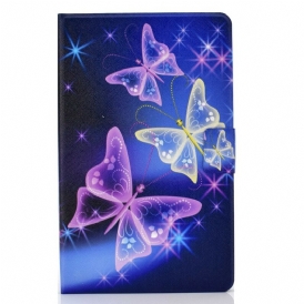 Custodia in pelle Samsung Galaxy Tab S6 Lite Fata Farfalla
