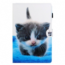Custodia in pelle Samsung Galaxy Tab S6 Lite Gattino