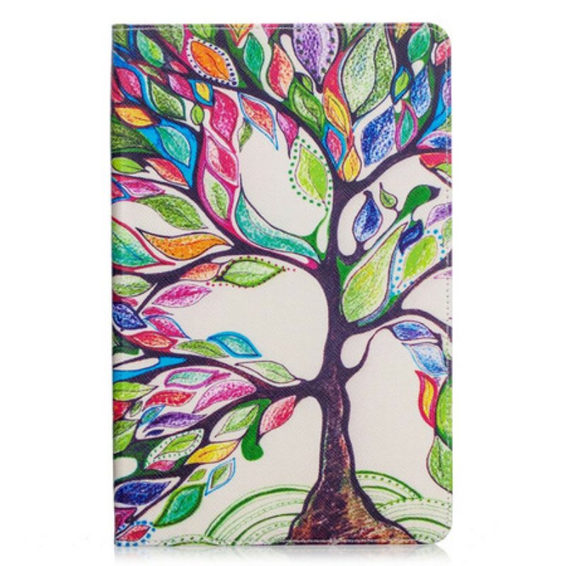 Custodia in pelle Samsung Galaxy Tab S6 Lite Pittura Ad Albero