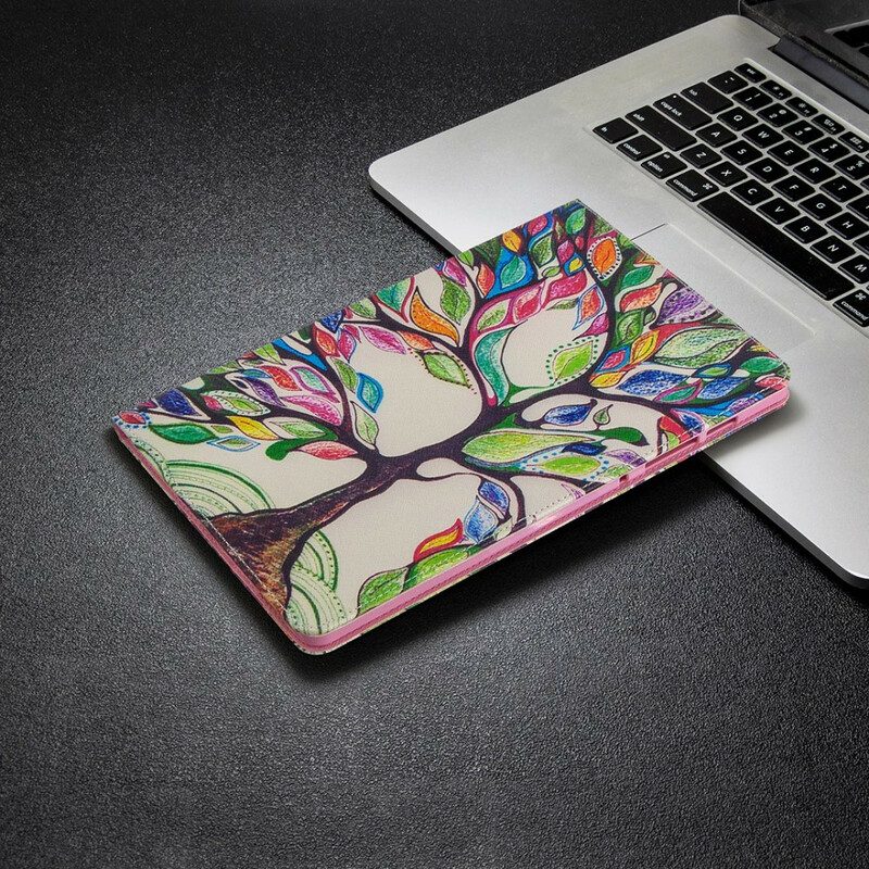 Custodia in pelle Samsung Galaxy Tab S6 Lite Pittura Ad Albero