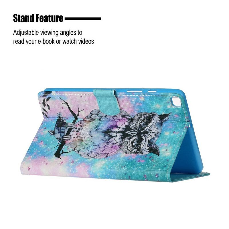 Custodia in pelle Samsung Galaxy Tab S6 Lite Re Gufo