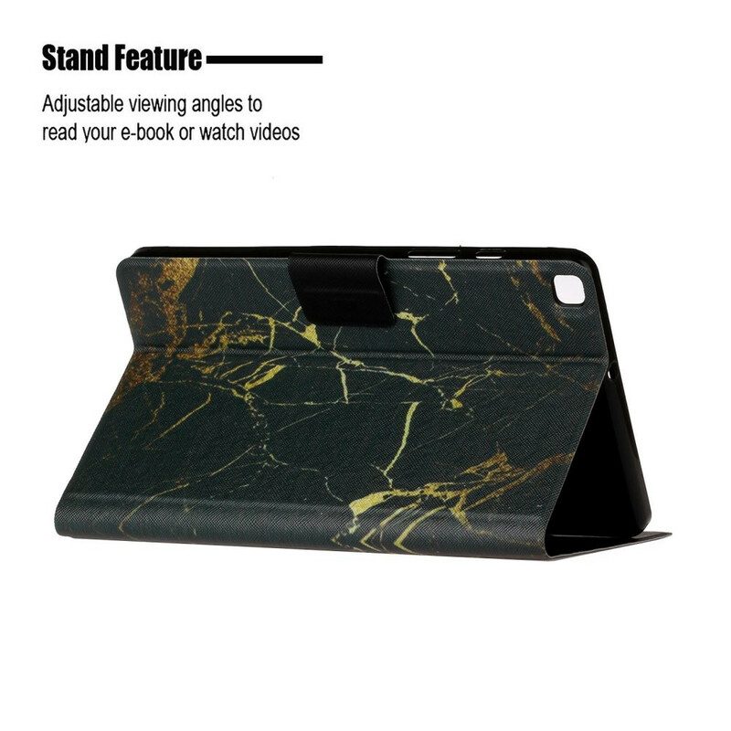 Custodia in pelle Samsung Galaxy Tab S6 Lite Stile Marmo