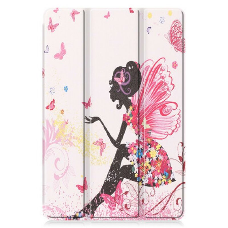 Custodia Samsung Galaxy Tab S6 Lite Portamatite Fata Floreale