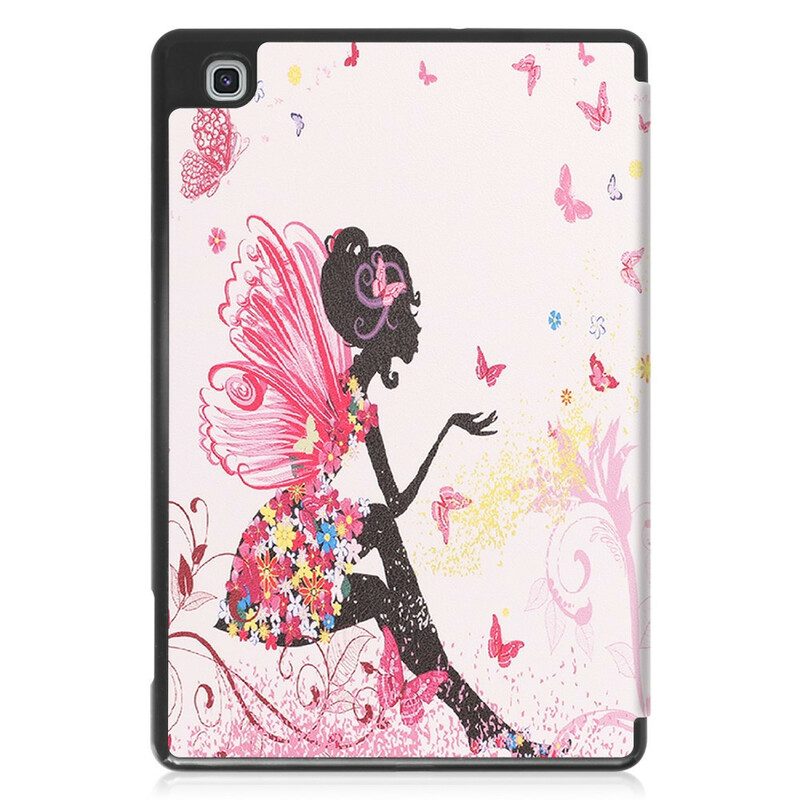 Custodia Samsung Galaxy Tab S6 Lite Portamatite Fata Floreale