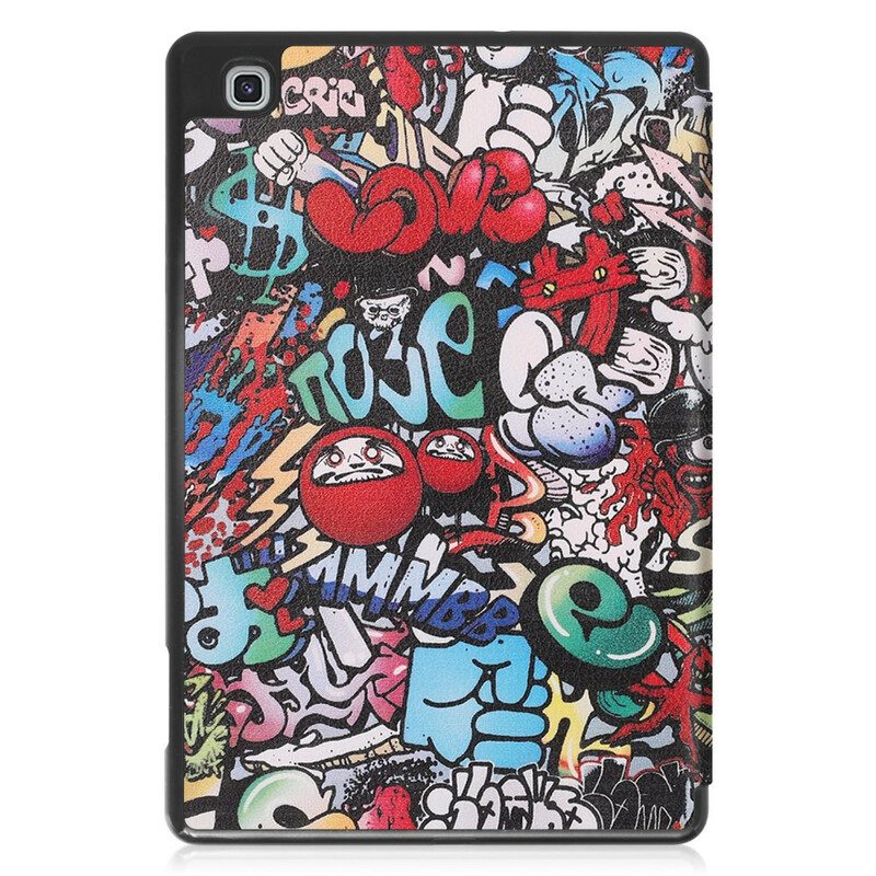 Custodia Samsung Galaxy Tab S6 Lite Portapenne Graffiti