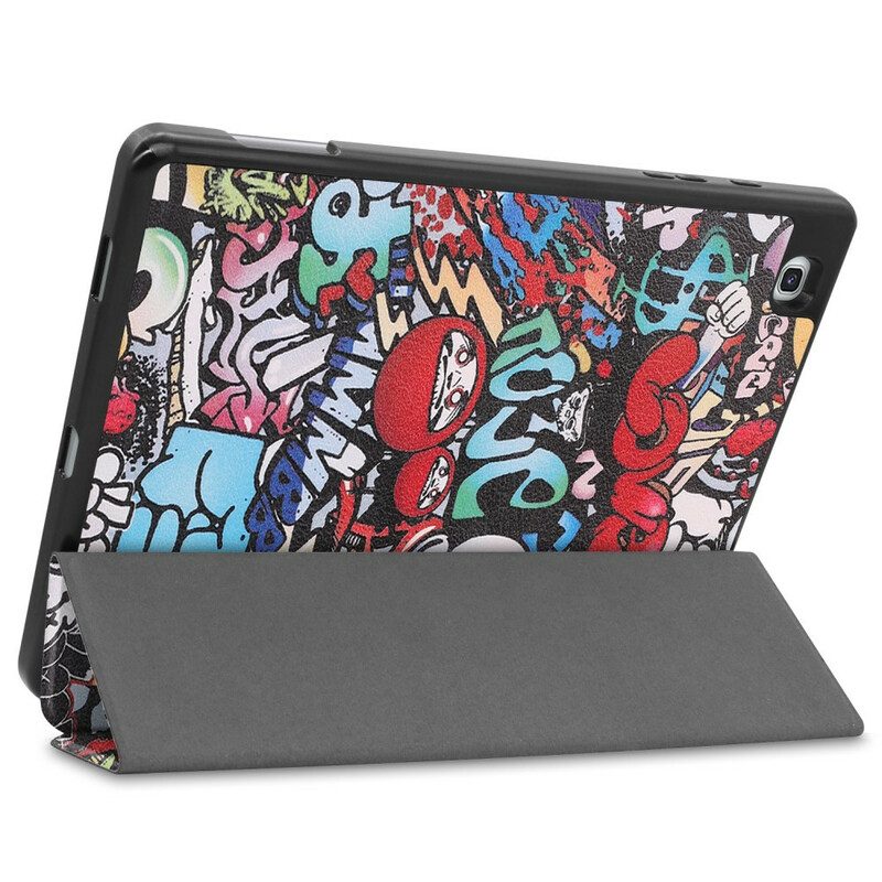 Custodia Samsung Galaxy Tab S6 Lite Portapenne Graffiti