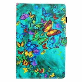 Folio Cover Samsung Galaxy Tab S6 Lite Farfalle