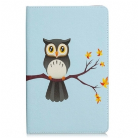 Folio Cover Samsung Galaxy Tab S6 Lite Gufo Sul Suo Ramo