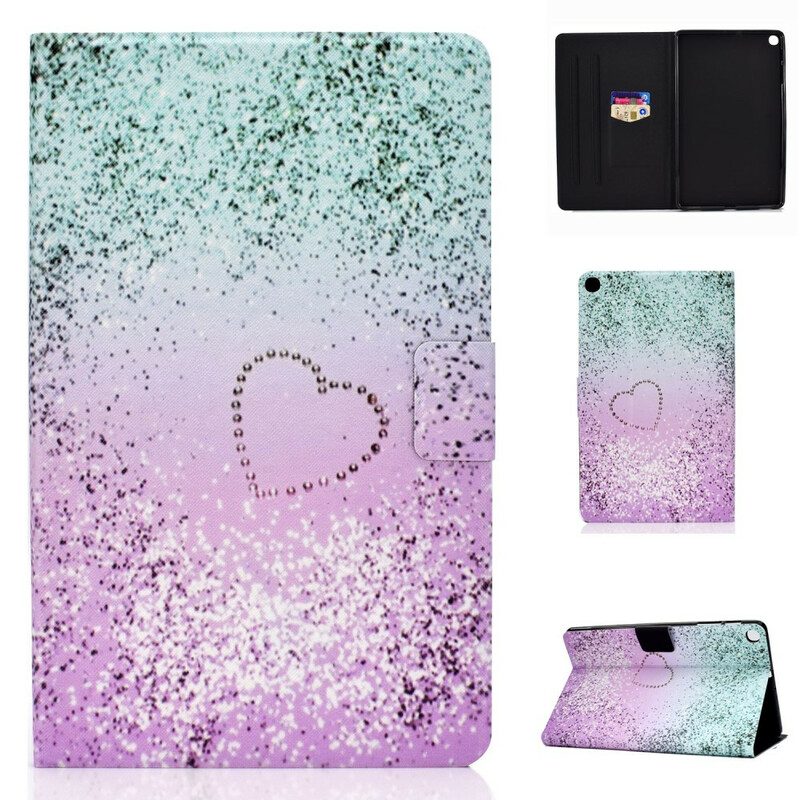 Folio Cover Samsung Galaxy Tab S6 Lite Paillettes Lucide
