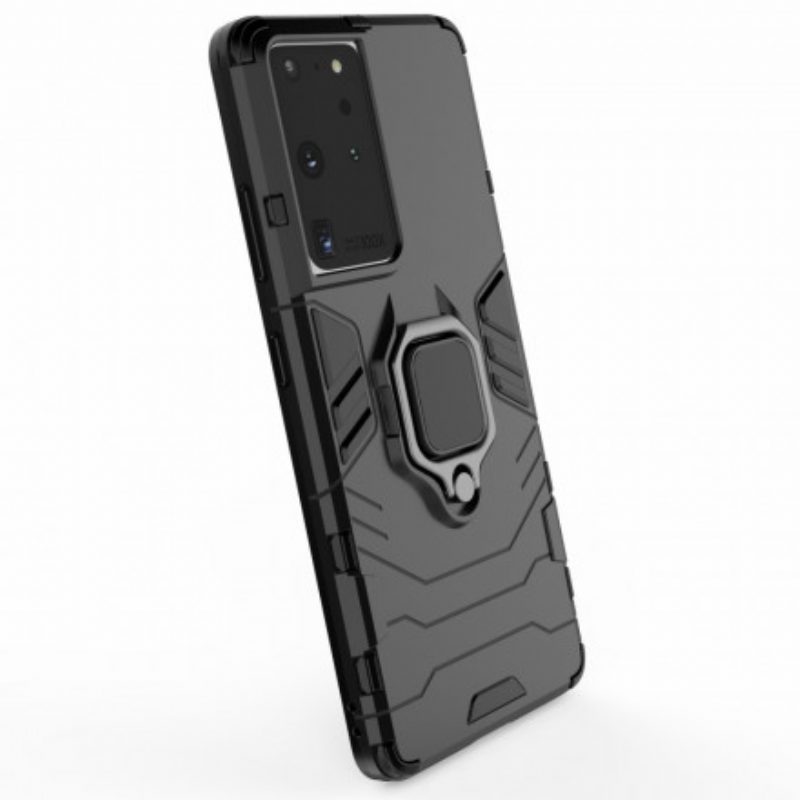 Cover Samsung Galaxy S21 Ultra 5G Anello Resistente