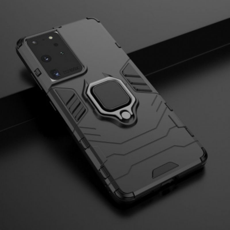 Cover Samsung Galaxy S21 Ultra 5G Anello Resistente