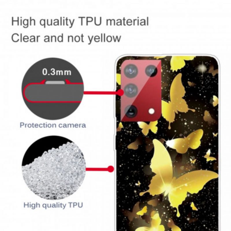 Cover Samsung Galaxy S21 Ultra 5G Belle Farfalle
