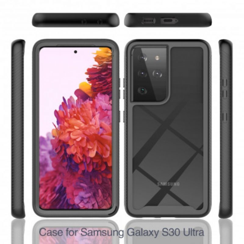 Cover Samsung Galaxy S21 Ultra 5G Bordi Smussati Ibridi