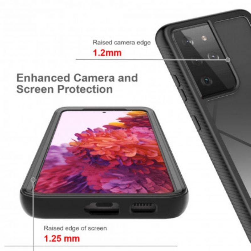 Cover Samsung Galaxy S21 Ultra 5G Bordi Smussati Ibridi