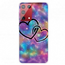 Cover Samsung Galaxy S21 Ultra 5G Cuori Incatenati