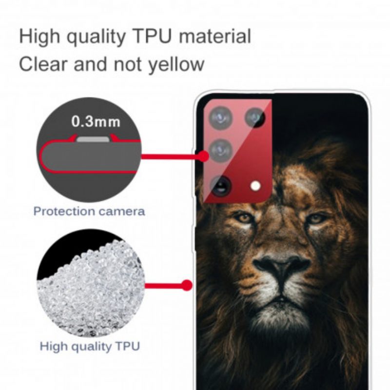 Cover Samsung Galaxy S21 Ultra 5G Felino Favoloso