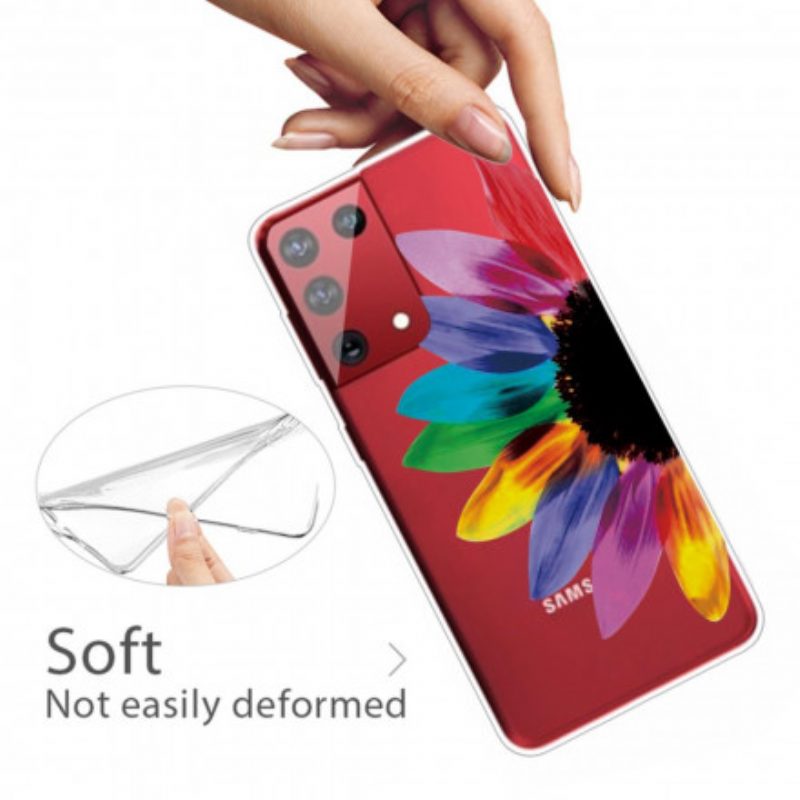 Cover Samsung Galaxy S21 Ultra 5G Fiore Colorato
