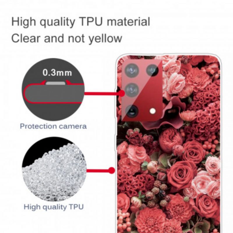 Cover Samsung Galaxy S21 Ultra 5G Fiori Intensi