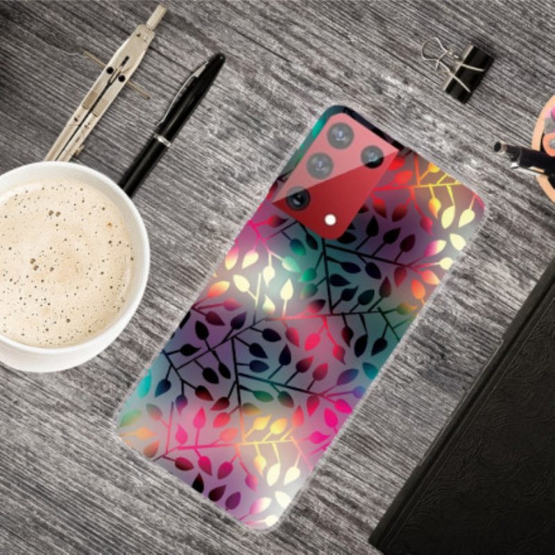 Cover Samsung Galaxy S21 Ultra 5G Foglie