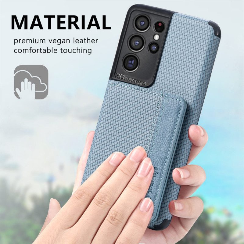 Cover Samsung Galaxy S21 Ultra 5G Staffa Porta Carte Rfid