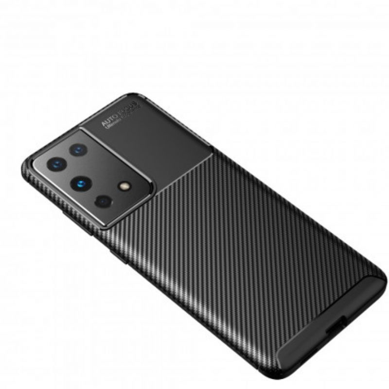 Cover Samsung Galaxy S21 Ultra 5G Struttura Flessibile In Fibra Di Carbonio