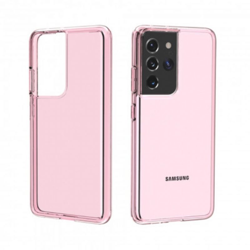 Cover Samsung Galaxy S21 Ultra 5G Trasparente Colorato