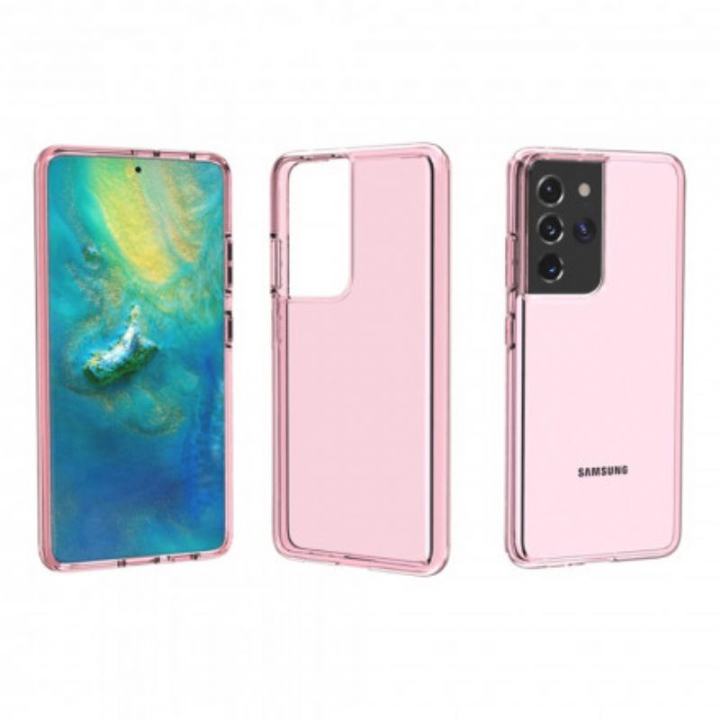 Cover Samsung Galaxy S21 Ultra 5G Trasparente Colorato