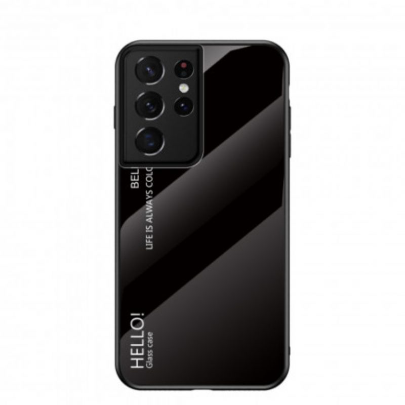 Cover Samsung Galaxy S21 Ultra 5G Vetro Temperato Ciao