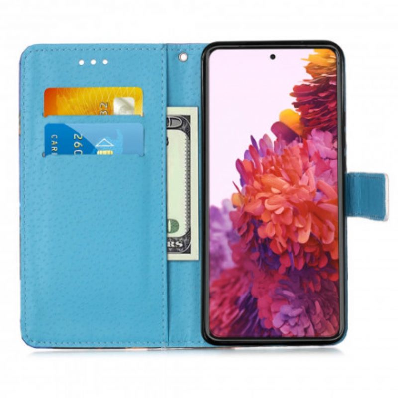 Custodia A Portafoglio Samsung Galaxy S21 Ultra 5G Mandala Nel Cielo