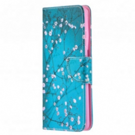 Custodia in pelle Samsung Galaxy S21 Ultra 5G Albero In Fiore