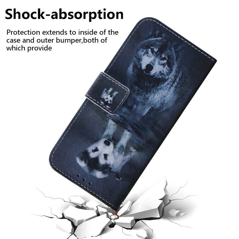 Custodia in pelle Samsung Galaxy S21 Ultra 5G Ernesto Il Lupo
