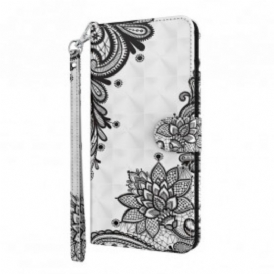 Custodia in pelle Samsung Galaxy S21 Ultra 5G Pizzo Elegante