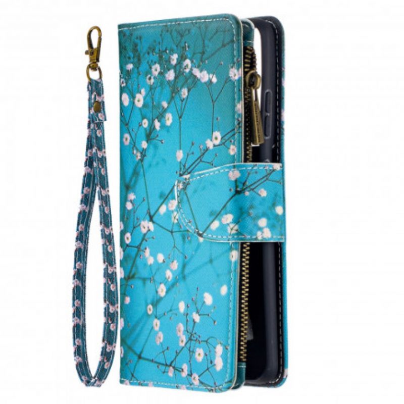 Custodia in pelle Samsung Galaxy S21 Ultra 5G Tasca Per Albero Con Cerniera