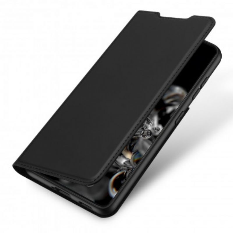 Folio Cover Samsung Galaxy S21 Ultra 5G Custodia in pelle Pelle Pro Dux Ducis