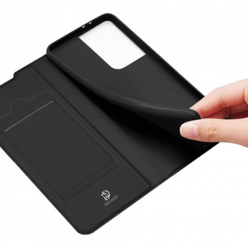 Folio Cover Samsung Galaxy S21 Ultra 5G Custodia in pelle Pelle Pro Dux Ducis