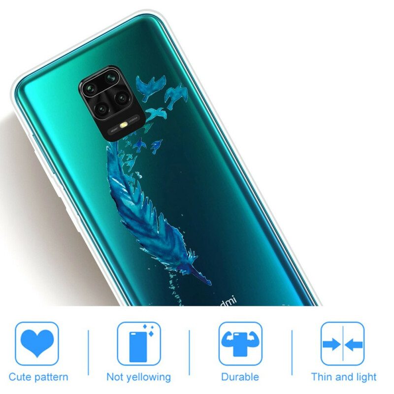 Cover Xiaomi Redmi Note 9S / 9 Pro Bella Piuma Blu