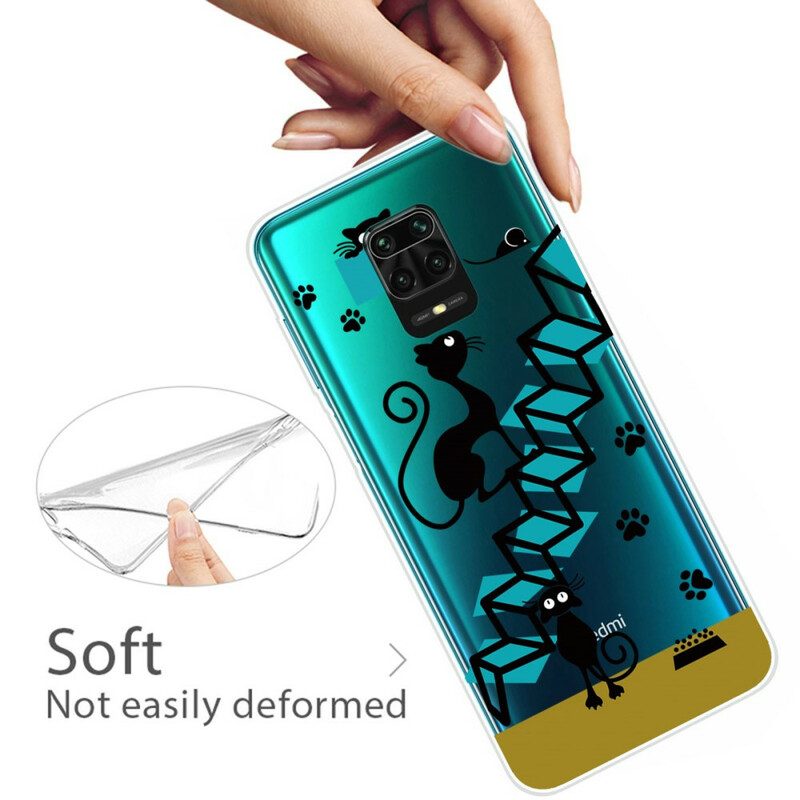 Cover Xiaomi Redmi Note 9S / 9 Pro Gatti Divertenti
