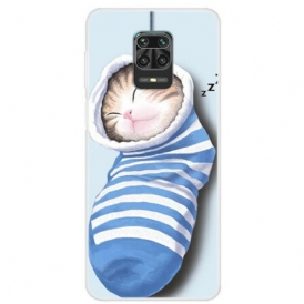 Cover Xiaomi Redmi Note 9S / 9 Pro Gattino Addormentato